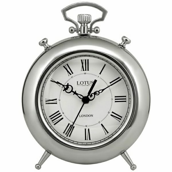  ساعت رومیزی لوتوس مدل BS500  سیلور