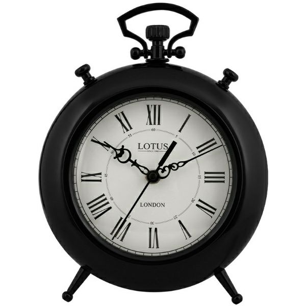  ساعت فلزی رومیزی لوتوس SAN LUIS کد BS-500 رنگ BLACK
