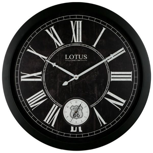 ساعت دیواری چوبی لوتوس مدل 7734 سایز 80