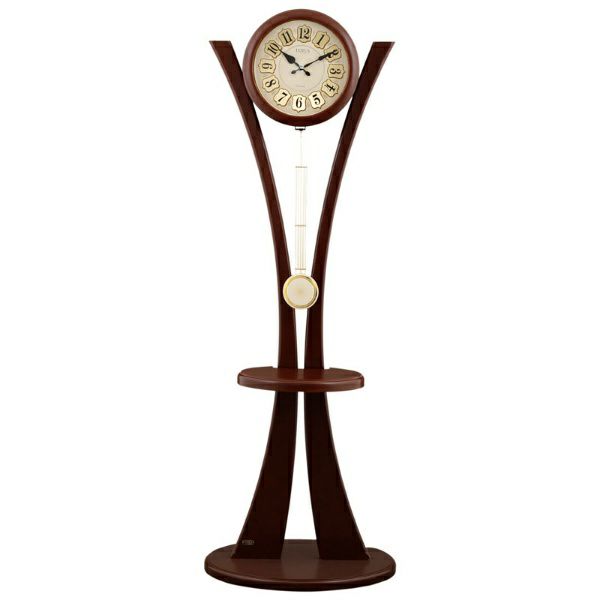 ساعت ایستاده مدرن لوتوس کافی مدل Modern Floor Clock MF-123 Coffee