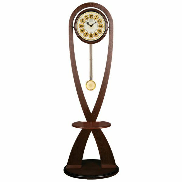 ساعت ایستاده مدرن لوتوس کافی مدل Modern Floor Clock MF-124 Coffee