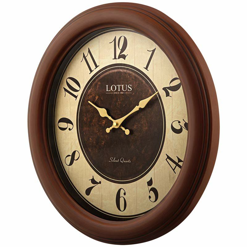 ساعت دیواری چوبی لوتوس مدل 1003 قیمت ساعت دیواری
