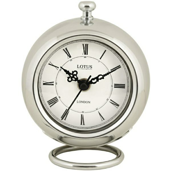  ساعت رومیزی فلزی لوتوس مدل BS-600 سیلور