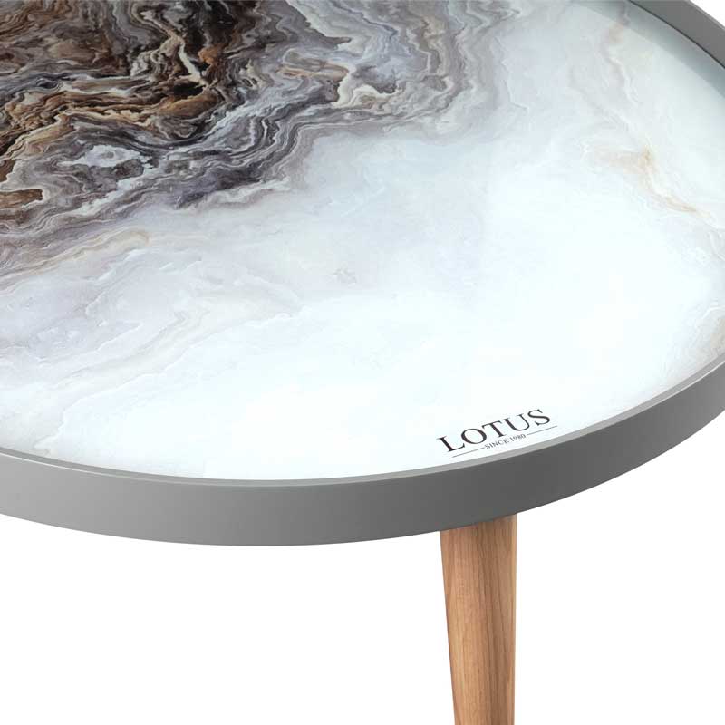 میز جلو مبلی ALMA مدل ALMA LUCCA کد LT-731 رنگ GRAY میز عسلی جدید