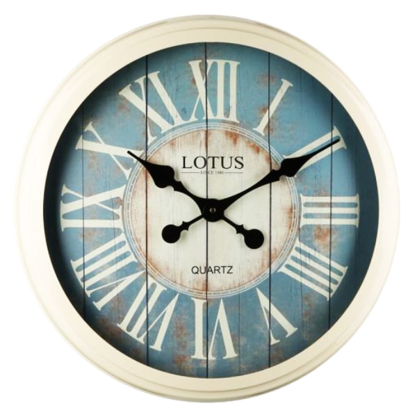 ساعت دیواری فلزی لوتوس مدل لافایت LAFAYETTE-16004