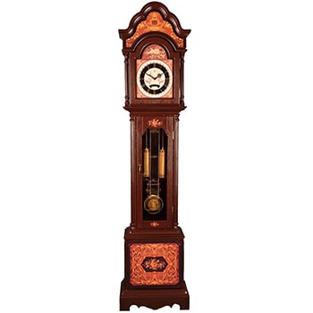 ساعت ایستاده چوبی معرق لوتوس LOTUS مدل فلورانس FLORENCE-XL230