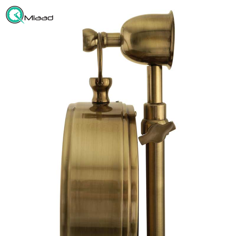 ساعت رومیزی فلزی لوتوس، ساعت رومیزی فلزی مدل WINOLA، آبکاری باکیفیت بدنه با رنگ آنتیک، مدل TC-809