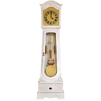 ساعت ایستاده لوتوس LOTUS سفید مدل ویکتوریا VICTORIA XL-218-WH