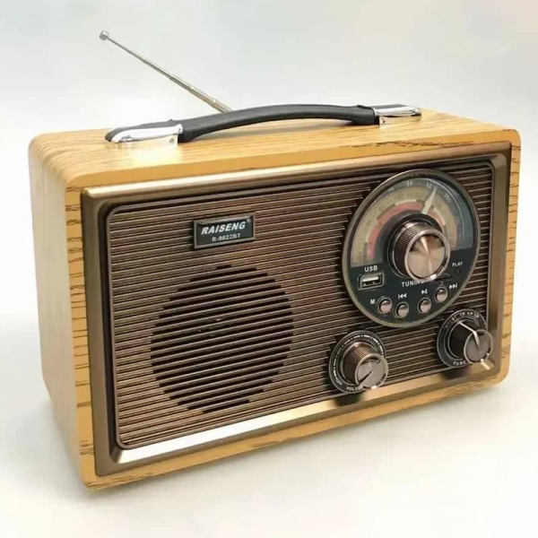 رادیو کلاسیک ، رادیو شارژی قابل حمل با قابلیت های فوق العاده، پشتیبانی از بلوتوث | مدل 9022