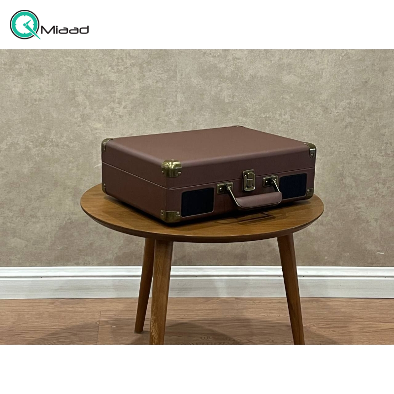 مولتی پلیر رومیزی شوبرت، دستگاه پخش طرح کیف سامسونت، mp3، AUX، فلش و قابلیت پخش رادیو و صفحه گرام، مولتی پلیر با ظاهر شیک با قابلیت Line out Walther