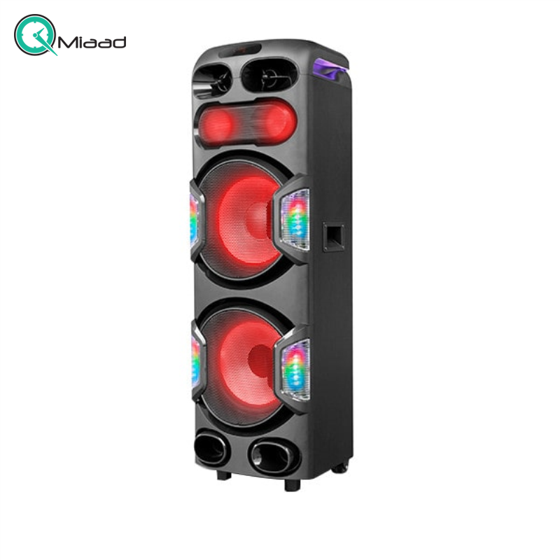 اسپیکر بلوتوث، اسپیکر بلوتوثی فوق العاده با بهره مندی از نورپردازی LED، دارای پنل حرفه ای تنظیم صدا، دارای ریموت کنترل، قابلیت های AUX,USB,BT,FM و میکروفون وایرلس | مدل TS 2084  قیمت اسپیکر بلوتوثی