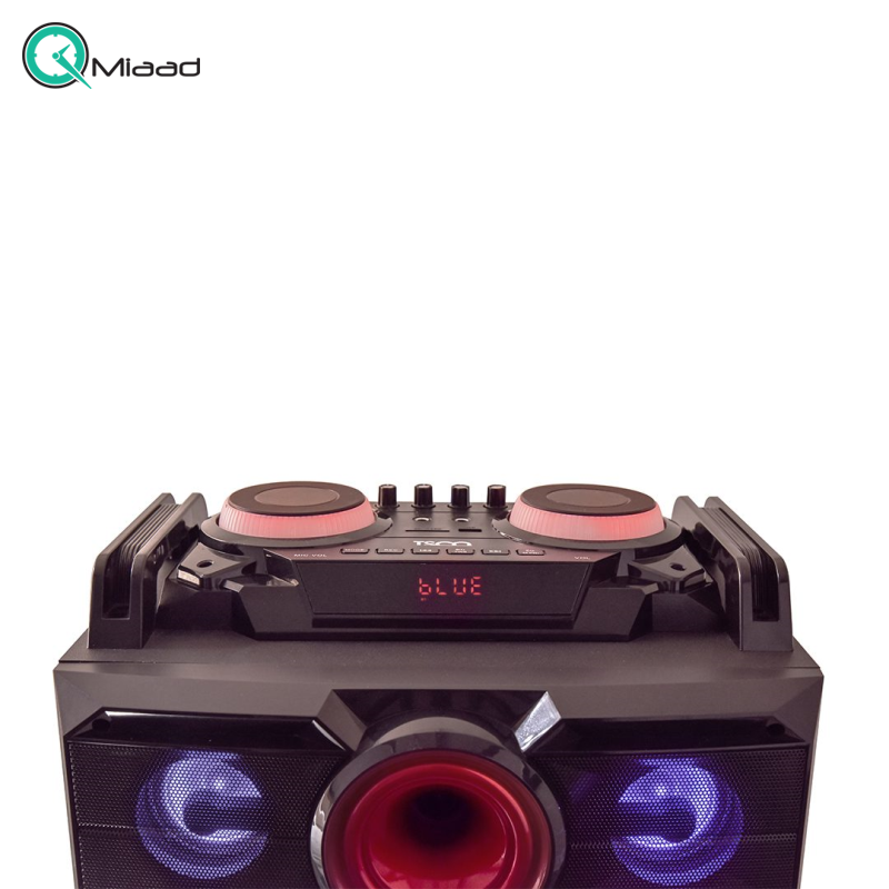 اسپیکر بلوتوث، اسپیکر بلوتوثی فوق العاده دارای نورپردازی مجزا با Light Ball 6، بهره مندی از پنل حرفه ای تنظیم صدا، قابلیت های AUX,USB,BT,FM و میکروفون وایرلس | مدل TS 2095  خرید اسپیکر بلوتوثی