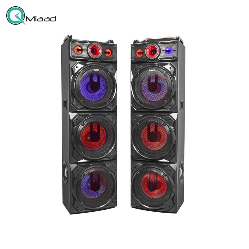 اسپیکر بلوتوث، اسپیکر بلوتوثی فوق العاده دارای نورپردازی مجزا با Light Ball 6، بهره مندی از پنل حرفه ای تنظیم صدا، قابلیت های AUX,USB,BT,FM و میکروفون وایرلس | مدل TS 2095  قیمت اسپیکر بلوتوثی