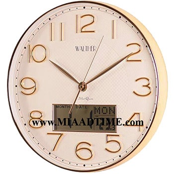ساعت دیواری تقویم دار والتر رزگلد مدل 087-2