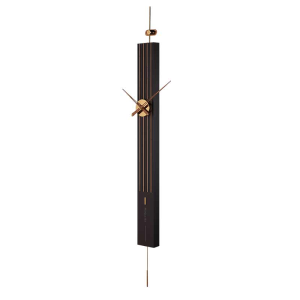 ساعت دیواری مدرن لاکوی کد WMC-1501، ساعت دیواری لاکوی با متریال با کیفیت و با دوام، طراحی مینیمال، دارای موتور آرامگرد و 5 سال گارانتی، رنگ مشکی