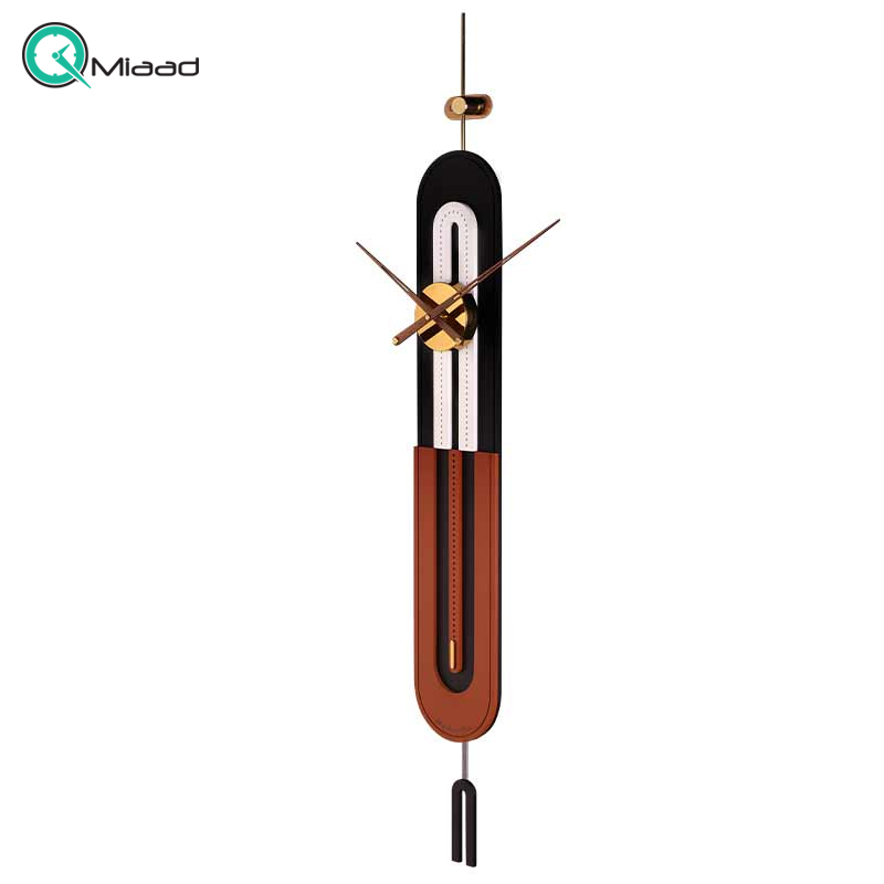 ساعت دیواری مدرن لاکوی کد WMC-1502، ساعت دیواری لاکوی با متریال با کیفیت و با دوام، طراحی مینیمال، دارای موتور آرامگرد و 5 سال گارانتی، رنگ نارنجی