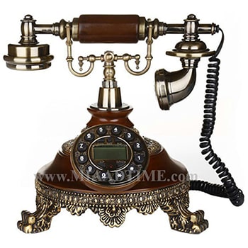 تلفن رومیزی کلاسیک آرنوس ARNUS رنگ چوب مدل 009