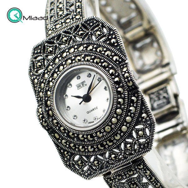 ساعت مچی زنانه نقره HF کد 077 اصل