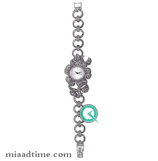 ساعت مچی زنانه نقره HF کد 001 HF