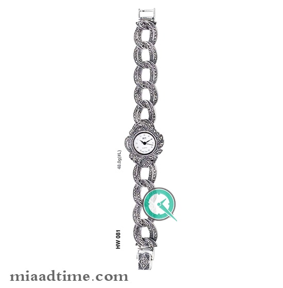 ساعت مچی زنانه نقره HF کد 081 اصل