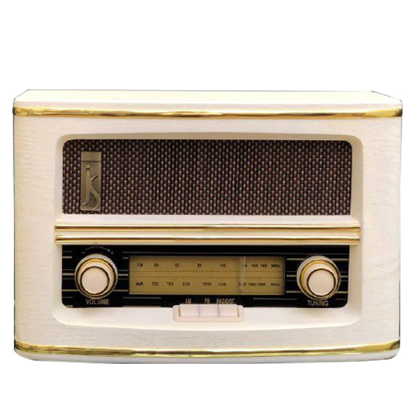 رادیو کلاسیک JS مدل 510 رنگ سفید