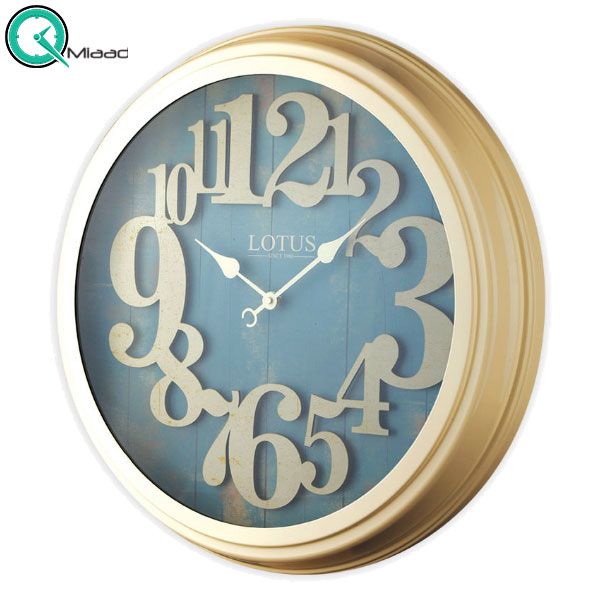 ساعت دیواری فلزی لوتوس مدل 16015 قیمت ساعت دیواری