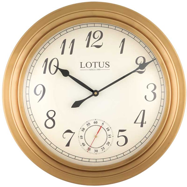 ساعت دیواری فلزی لوتوس مدل 17021 آنتیک