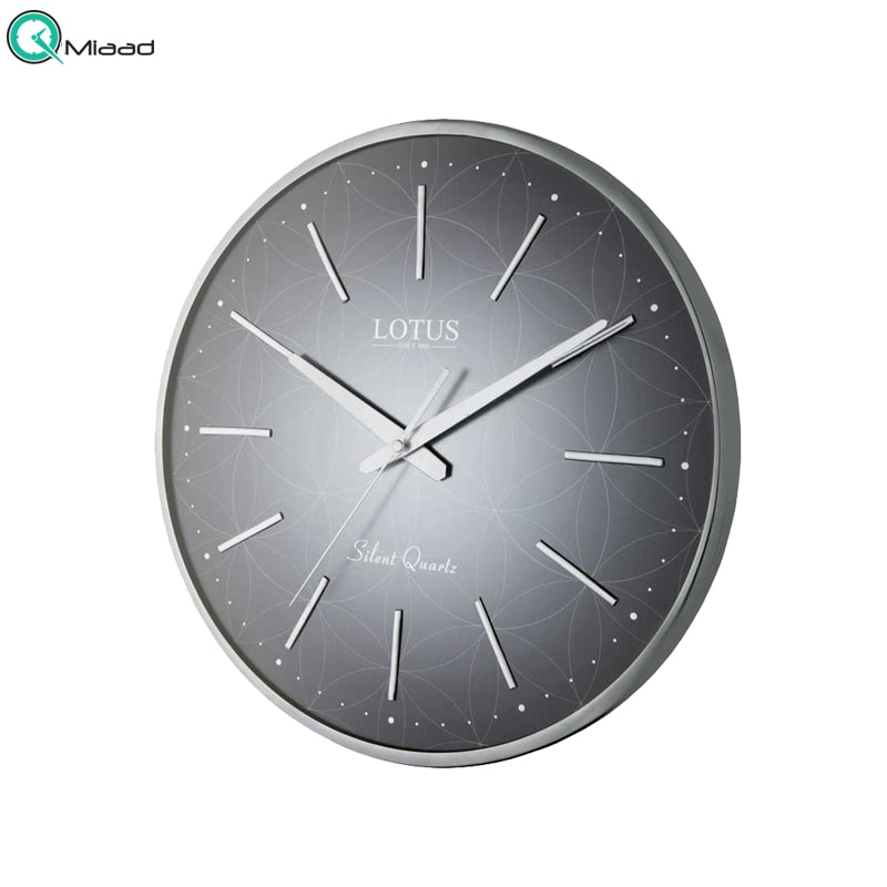 ساعت دیواری فلزی لوتوس مدل 6618 خرید ساعت دیواری