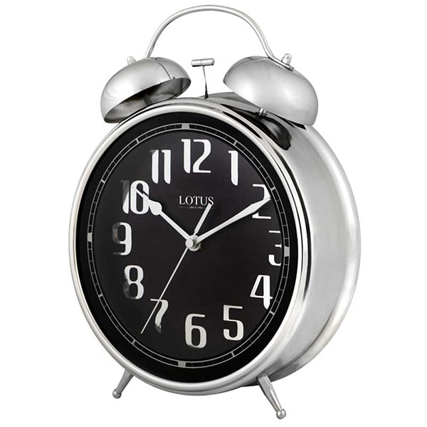 ساعت رومیزی فلزی لوتوس  مدل B700 سیلور