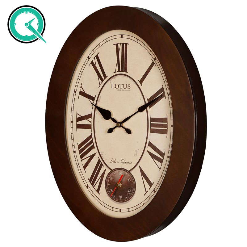 ساعت دیواری چوبی لوتوس مدل 9830 خرید ساعت دیواری