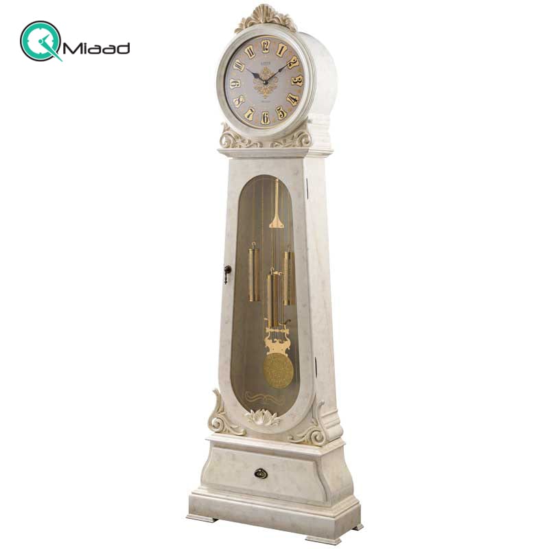 ساعت سالنی لوتوس مدل 219 New WHITE/MARBLE ساعت ایستاده جدید وشیک
