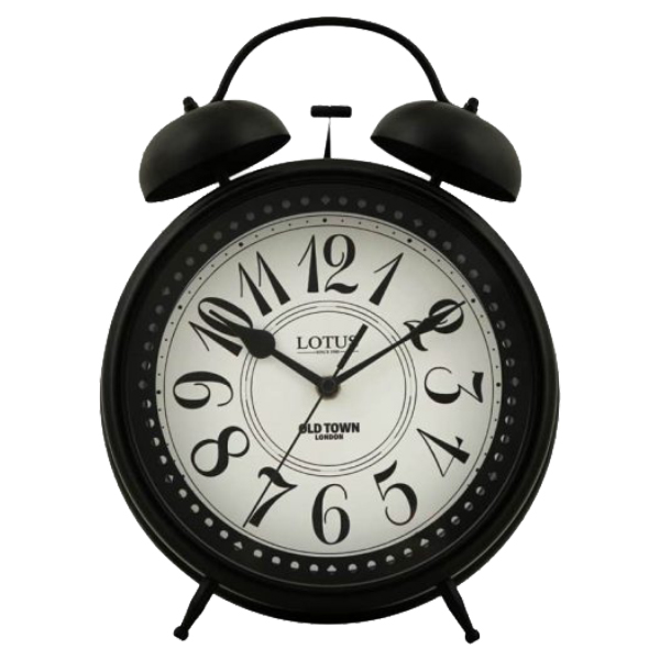 ساعت رومیزی فلزی لوتوس مدل B700 مشکی
