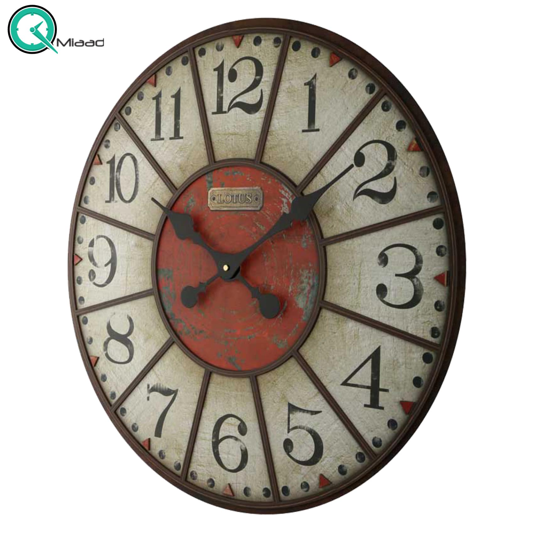 ساعت دیواری مدرن لوتوس مدل 3307 قیمت ساعت دیواری