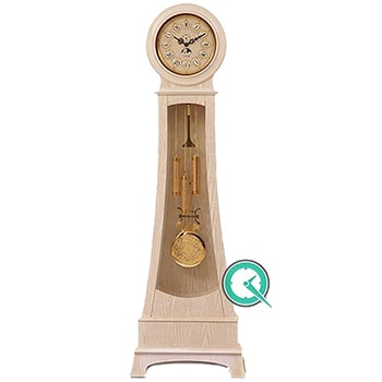 ساعت ایستاده لوتوس LOTUS مدل رزالیا |کلاسیک چوبی کرم | کد XL-211CR
