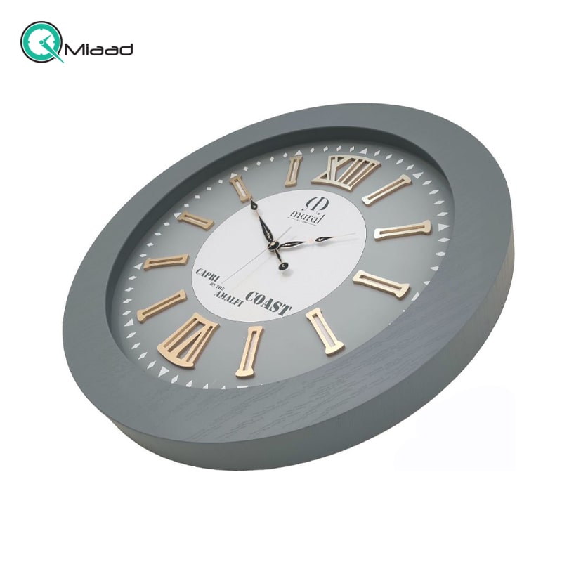 ساعت دیواری مارال مدل 702 طوسی ساعت دیواری