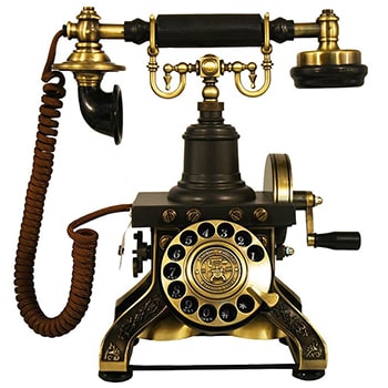 تلفن رومیزی کلاسیک | تلفن رومیزی با شماره گیر چرخشی کد 1892