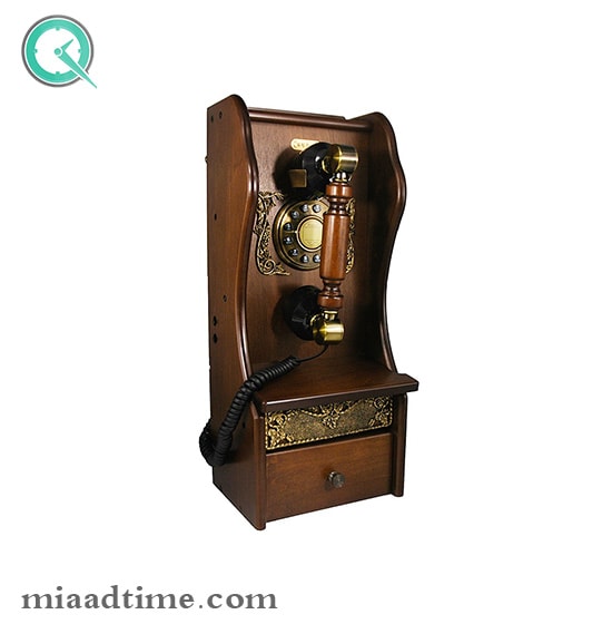 تلفن دیواری چوبی مایر کد HT22 قیمت تلفن سلطنتی دیواری