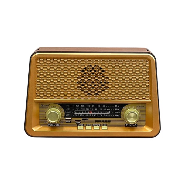 رادیو شارژی کلاسیک طرح چوب مدل 1008