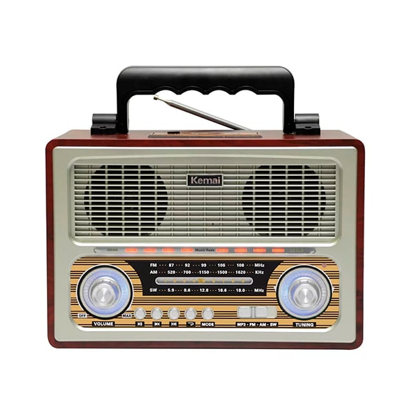 رادیو شارژی کلاسیک کمای مدل 1800 رنگ روشن
