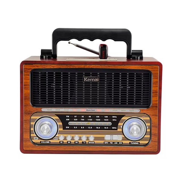 رادیو شارژی کلاسیک مدل 1800 رنگ تیره