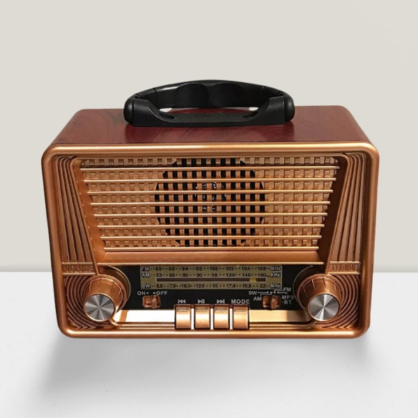 رادیو شارژی کلاسیک طرح چوب مدل 7188