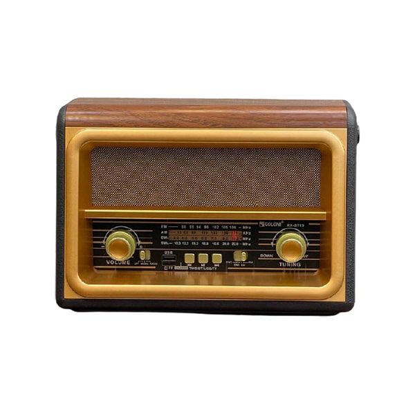 رادیو شارژی کلاسیک طرح چوب مدل 89