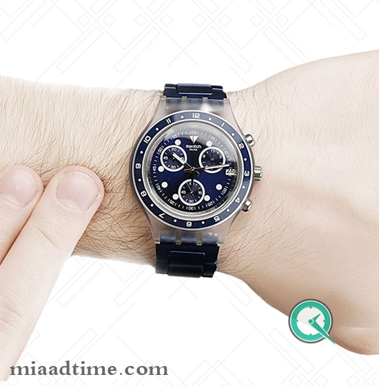 ساعت سواچ Swatch | اسپرت، کرنوگراف، رنگ آبی | کد SVCK4077AG سواچ