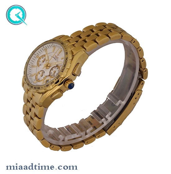 ساعت مچی ویولت زنانه کرنوگراف طلایی صفحه سفید مدل 0406/2L ساعت مچي زنانه