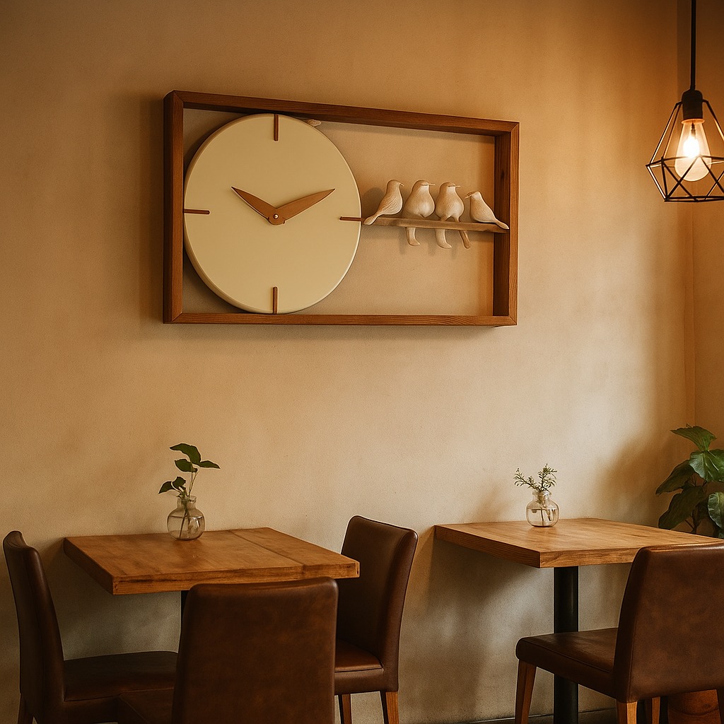 ساعت دیواری کافی شاپ