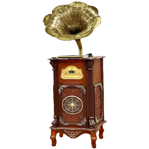 گرامافون ایستاده آنتیک 5 کاره مدل 2265