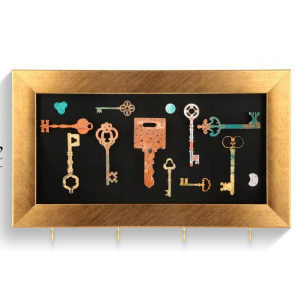 جاکلیدی مدل GA 064، جاکلیدی طرح مستطیل جذاب با طراحی جذاب و خلاقانه، دارای تنوع رنگ بندی