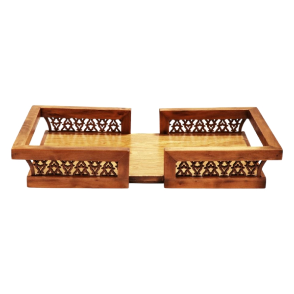 سینی اٌرکید برند کد SE03031، سینی دست ساز چوبی و سنتی