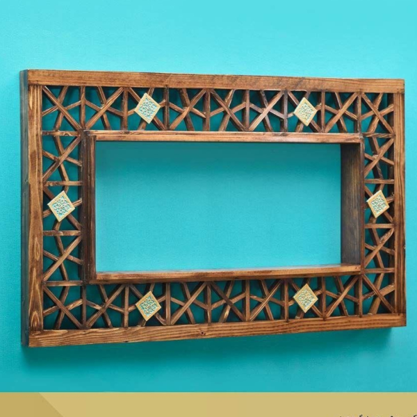 باکس گره چینی مدل BX04011، باکس طرح گره چینی، سایز 60x100، مناسب ویلا و دفتر کار