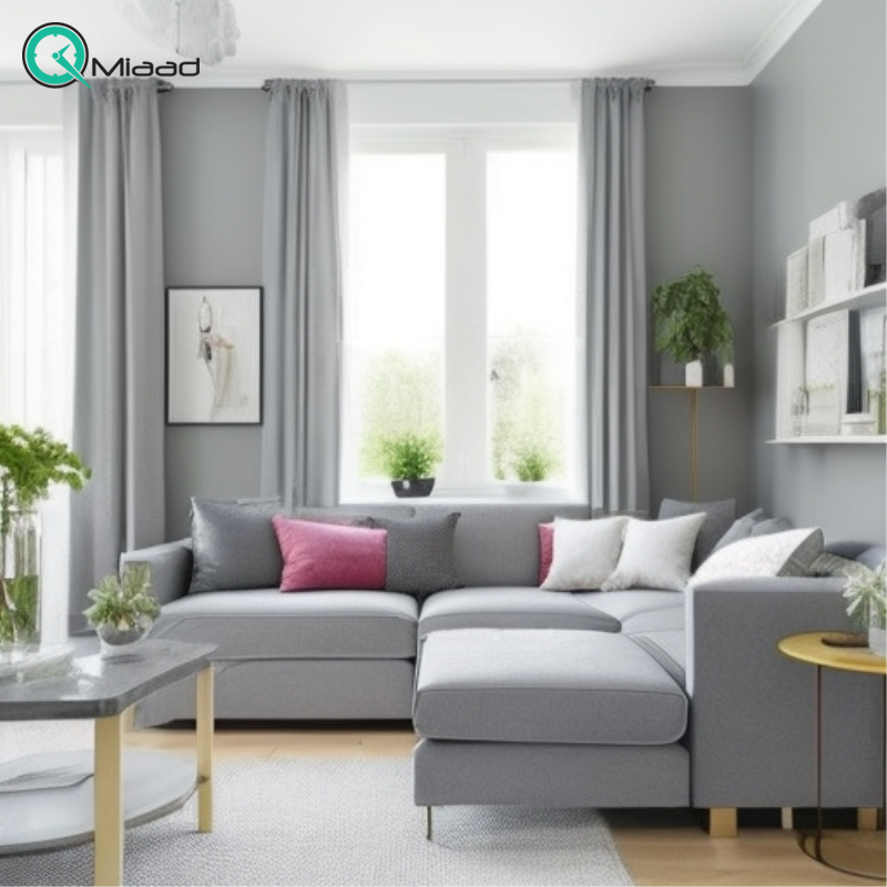 ترکیب رنگ طوسی با رنگهای مکمل